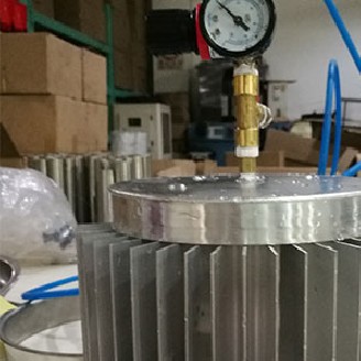 10016连续激光焊接铝合金承压测试